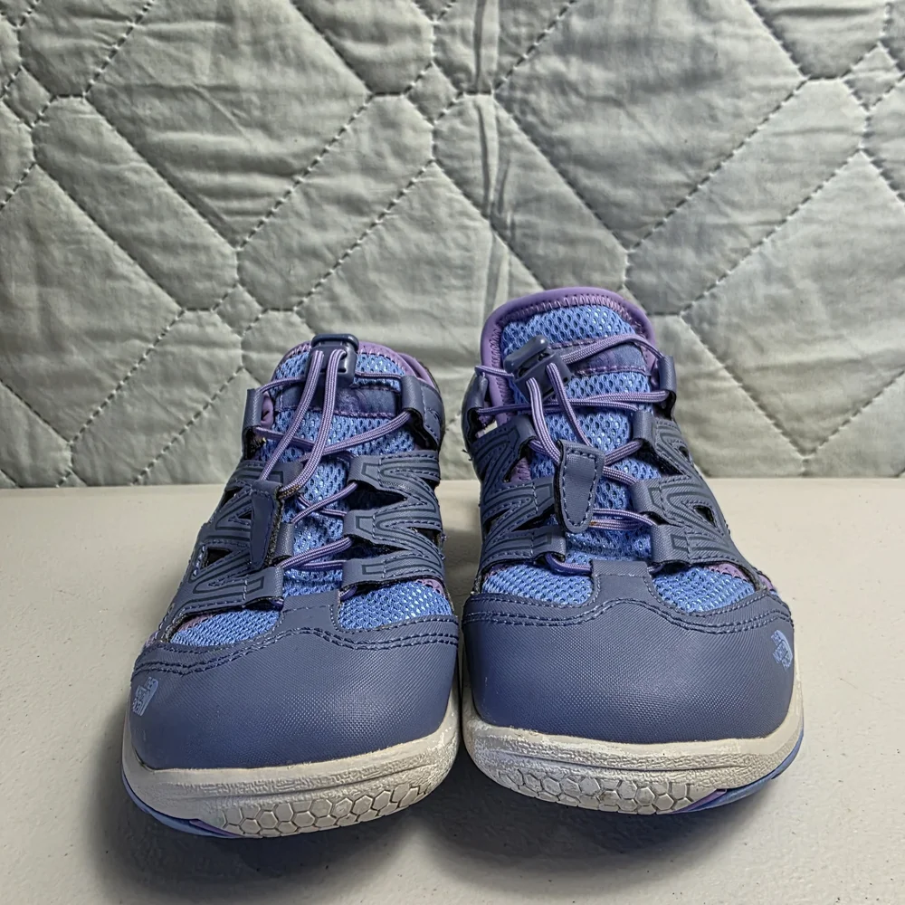 The North Face Kids Blue/Purple Sandal Sneakers Hiking Shoes Size 3